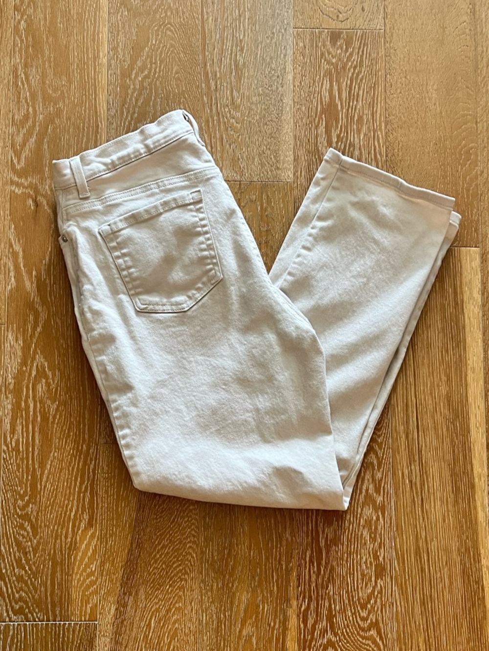 Gloria Vanderbilt Cream Straight-Leg Jeans
